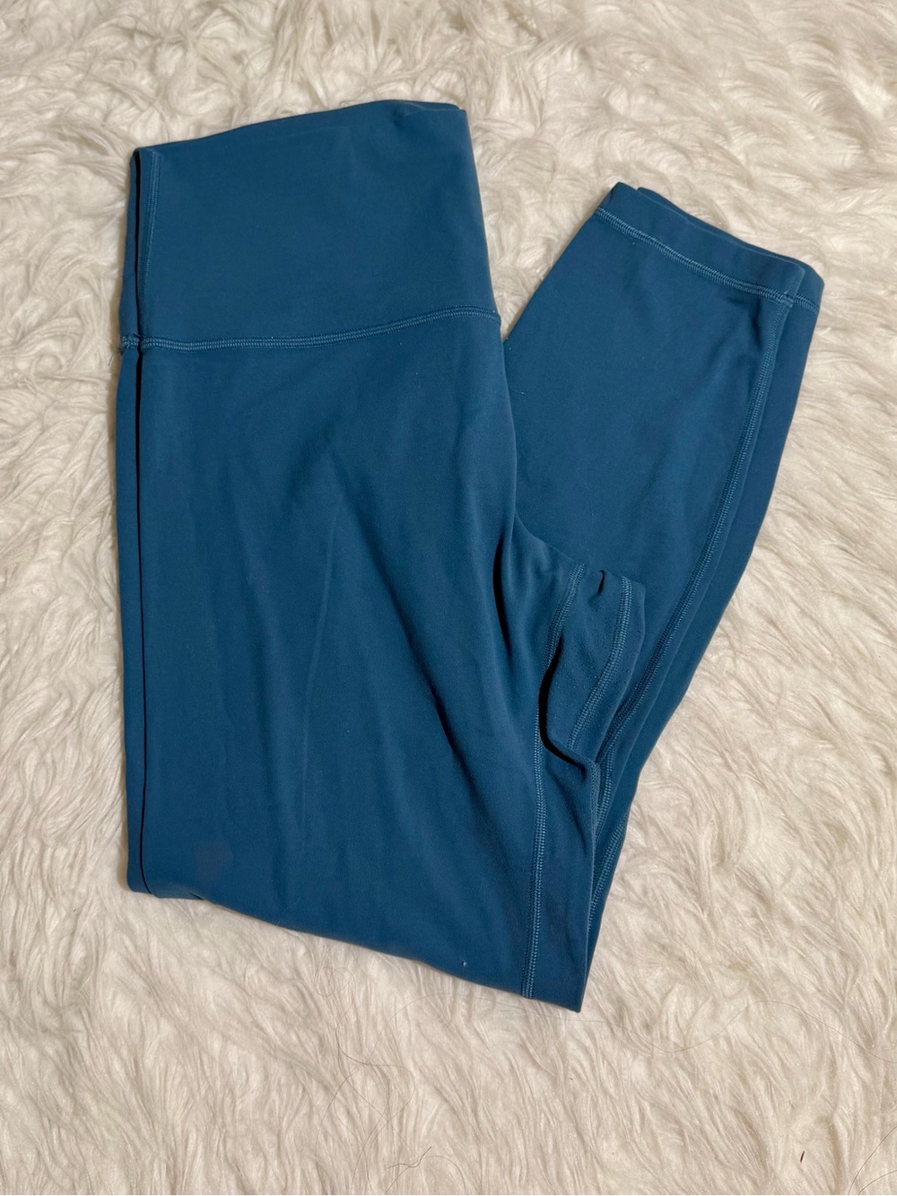 Lululemon Athletica Size 12  Blue Align Leggings 25” workout athletic casual yog